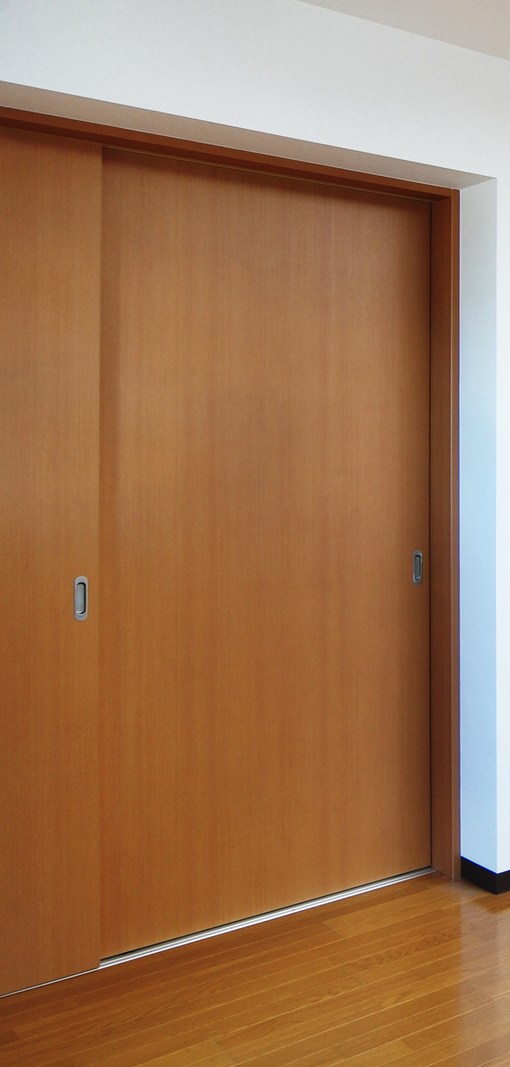 片引きフラッシュドア】 FR ドア1枚／オーダーサイズ可能／ドア高さ2400ｍｍ以内／ドア幅910ｍｍ以内／ドア厚さ29～33ｍｍ以内  ＤＩＹサイズオーダー建具ドアキット 室内ドアや引き戸もＤＩＹで交換修理